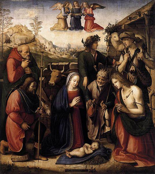 Ridolfo Ghirlandaio The Adoration of the Shepherds oil painting picture